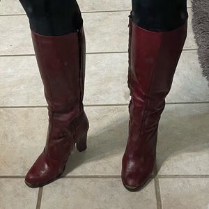 Vintage Etienne Aigner Oxblood Boots